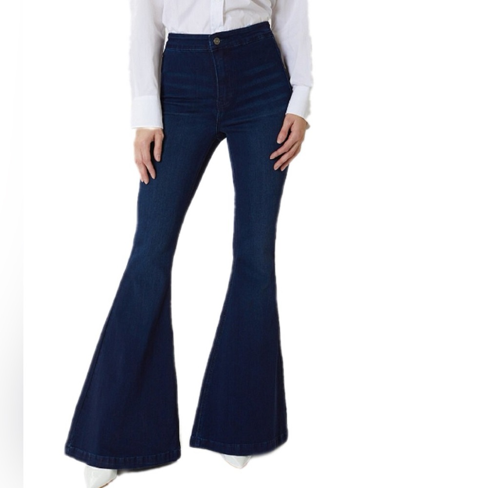 Dark wash flaire jeans
